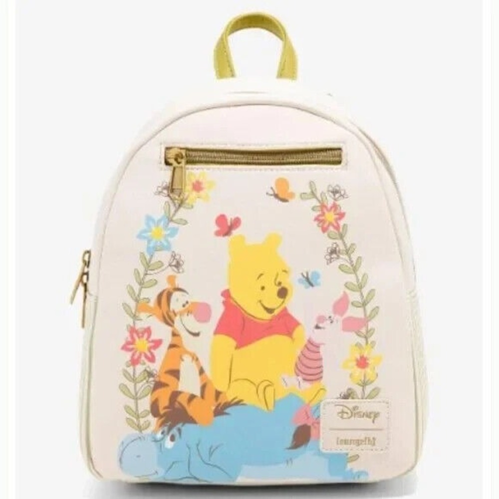 Loungefly Disney‎ Winnie The Pooh Flowers Mini Backpack